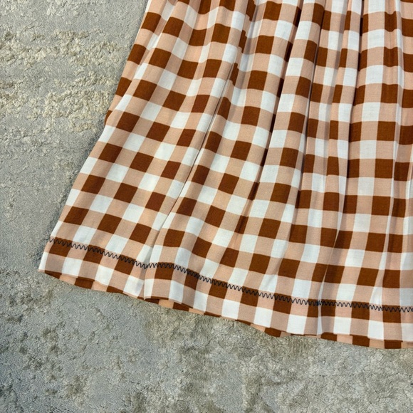 Matilda Jane Women’s Feeling Collegiate Gingham Peplum Top Size Medium - Picture 5 of 13